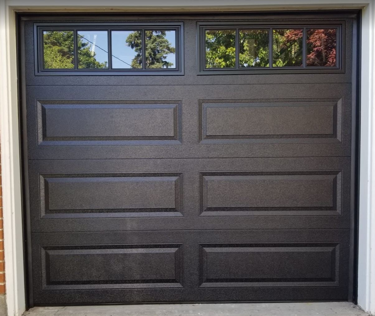 8X7 Black G300 Garage Door Reesan Inc
